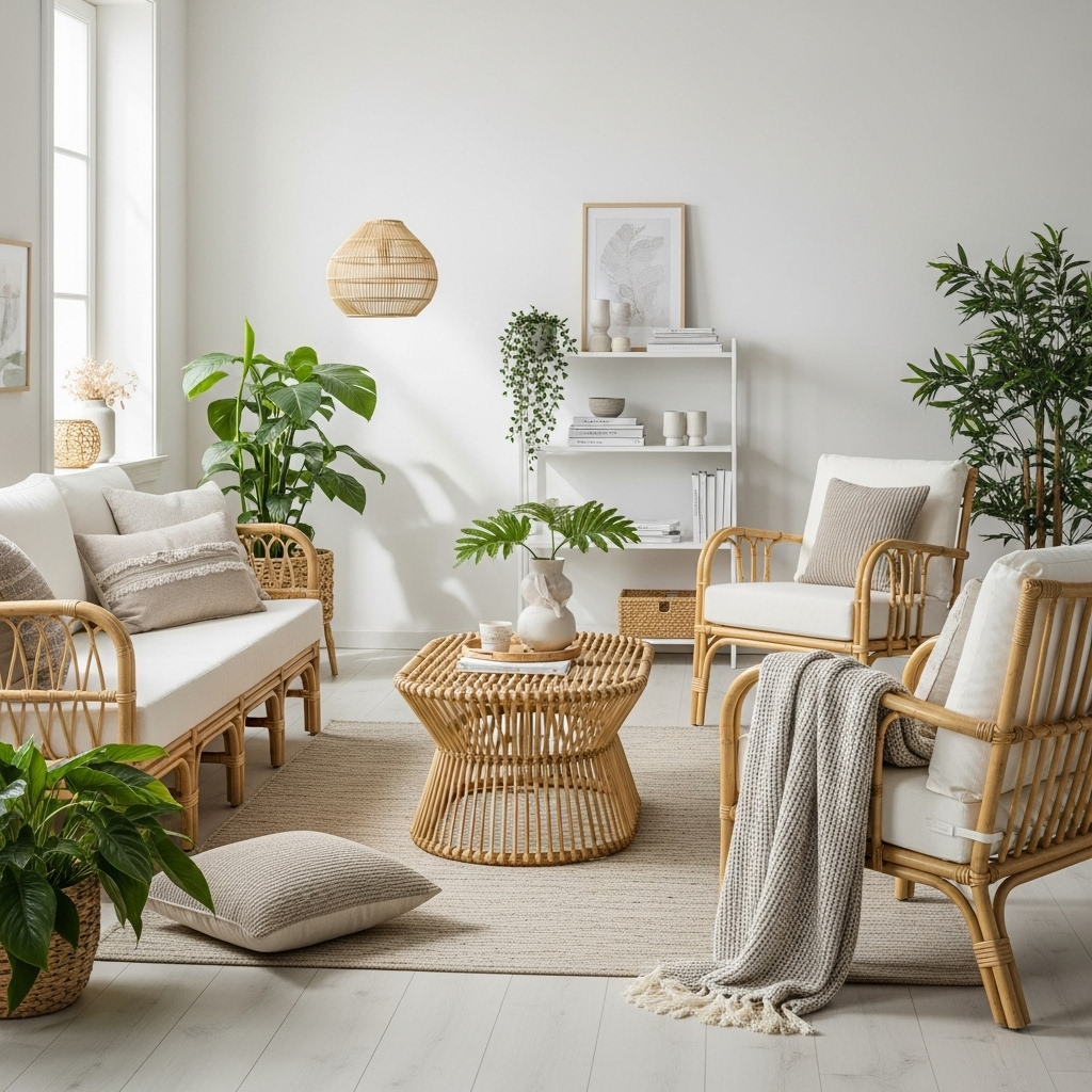 Urok rattanu w twoim domu: elegancja i naturalny styl