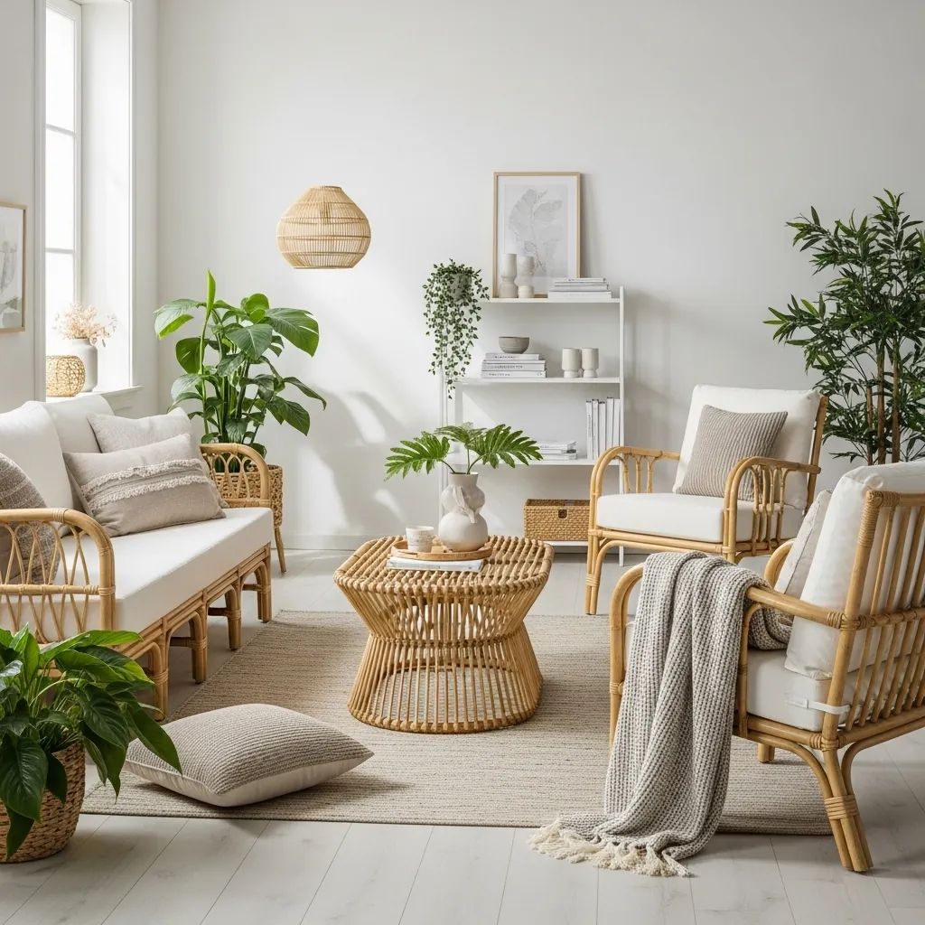 Urok rattanu w twoim domu: elegancja i naturalny styl